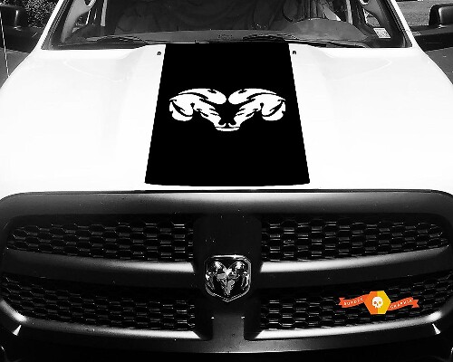 Vinyl Decal Hood Head Racing Stripe Stickers for Dodge Ram 1500 #2