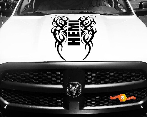 Vinyl Hood Decal Tribal Sticker Tattoo Racing Stripe 4x4 #64 for Dodge Ram