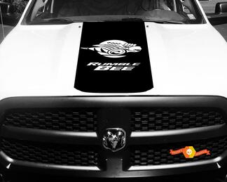 1500 2500 3500 Truck Vinyl Racing Stripe Dodge Rumble Bee Hood Decals Stickers #84