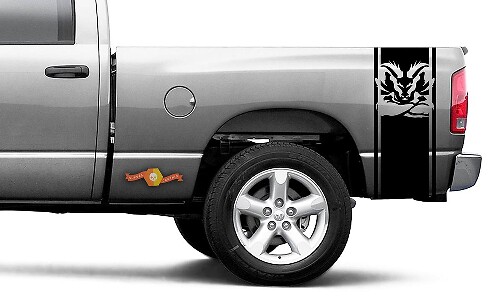 Vinyl Decal Stripe Plain Head Turbo Decal Sticker #106 for Dodge Ram 1500 2500