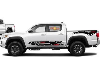 Toyota Tacoma TRD 4x4 Off Road Hood Decal Graphics Fits 2016 2017 2018