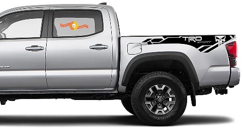 TRD Sport Punisher Bed Side Vinyl Decal Kit for Toyota Tacoma 2016-2020