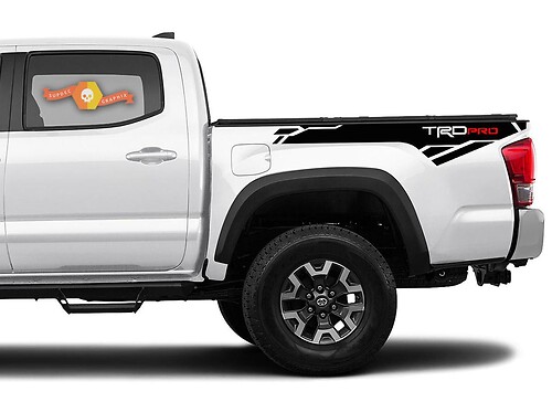 2 X Toyota Tacoma Trd PRO 2016-2020 side Vinyl Decals sticker 