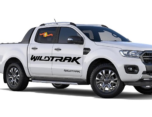 Door Vinyl Sticker Decals Graphics Set Of 2 for Ford Ranger Wildtrak 2016-2018
