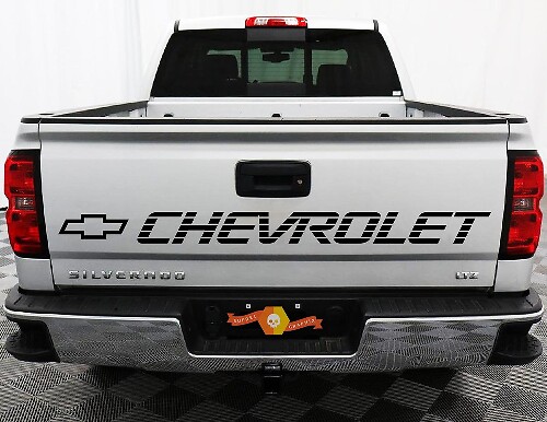 Chevrolet Tailgate Lettering Vinyl Decal for Chevy Trucks