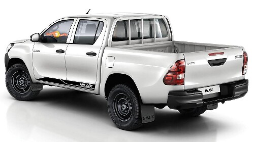 2X Toyota Hilux side skirt Vinyl Decals graphics rally sticker -1
