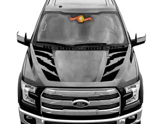 FORD F-150 Raptor Hood Graphics 2015 2019 Ford Racing Stripe Decals - 2