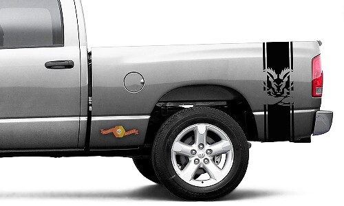 Decal Sticker Vinyl Graphic Bed Side Stripes Bad Ram for Dodge Ram 1500 2500 3500
