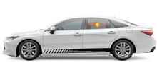 Racing rocker panel stripes vinyl decals stickers for Toyota Avalon Touring 4