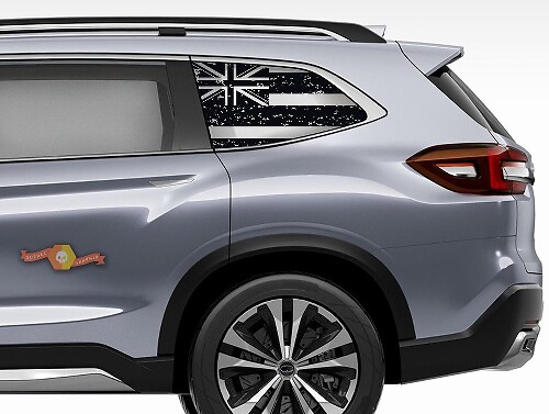 Hardtop USA Flag Destroyed Flag Hawaii Windshield Vinyl Sticker Decal for Subaru
