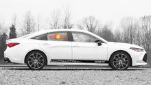 Racing rocker panel stripes vinyl decals stickers for Toyota Avalon 3