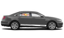 Racing rocker panel stripes vinyl decals stickers for Ford Taurus 2