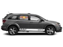 Racing rocker panel stripes vinyl decals stickers for Dodge Journey 4