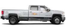 Custom Racing Stripes Rocker Panel Vinyl Decal Sticker for GMC Sierra 3500HD_2