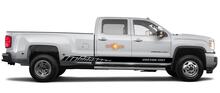 Custom Racing Stripes Rocker Panel Vinyl Decal Sticker for GMC Sierra 3500HD_4