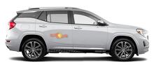 Racing rocker panel stripes vinyl decals stickers for GMC Terrain 2