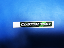 Lime Green Honeycomb Twin Stripes Custom Text Domed Insert Steering Wheel Vinyl Decal Sticker for Dodge Challenger_2