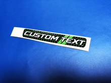 Lime Green Honeycomb Twin Stripes Custom Text Domed Insert Steering Wheel Vinyl Decal Sticker for Dodge Challenger_3