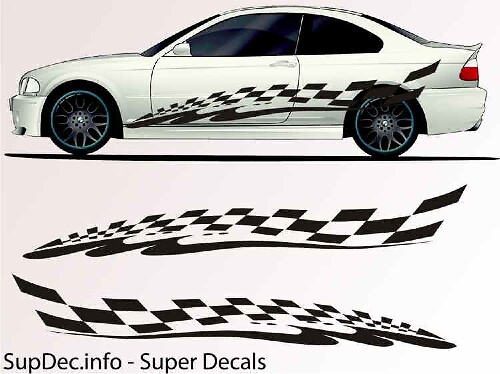 Vinyl Auto Body Graphics EXTERIOR OUTSIDE Decal sticker B748