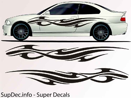 Vinyl Auto Body Graphics EXTERIOR OUTSIDE Decal sticker B749