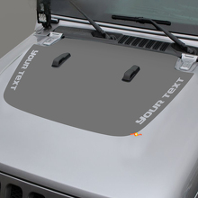 Hood Vinyl Decal Sticker Graphics Kit for Jeep Gladiator JT Wrangler JL JLU 2