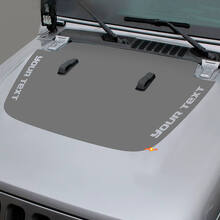 Hood Vinyl Decal Sticker Graphics Kit for Jeep Gladiator JT Wrangler JL JLU 2