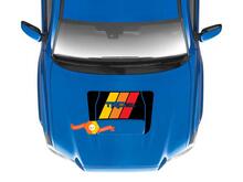 Toyota Tacoma TRD Hood with Old Style Vintage stripes Vinyl Stickers Decal fit to Off Road PRO SPORT 4x4 2