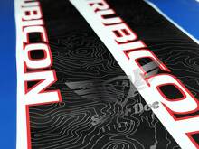 Topographic Map Decal Sticker Pair for Jeep Wrangler JK Unlimited Rubicon Recon 2