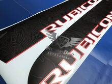 Topographic Map Decal Sticker Pair for Jeep Wrangler JK Unlimited Rubicon Recon 3