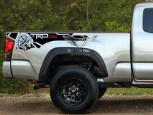 TRD 4x4 Compass Mountain Bedside Vinyl Decals Kit for Toyota Tacoma_2