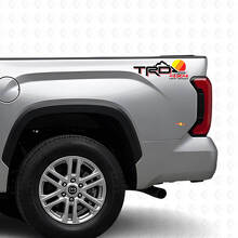 TRD 4x4 Off Road Vintage Style Bedside Vinyl Decal Sticker for Toyota Tundra_2