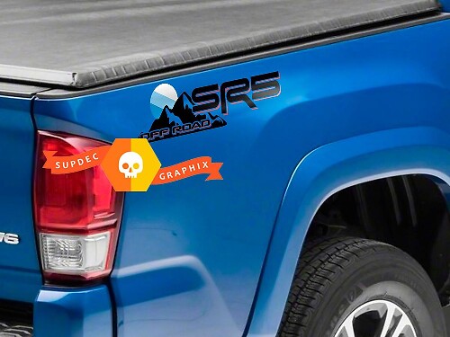 SR5 Off Road Mountain Side Vinyl Decals for Toyota Tacoma Tundra