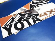 YOTA Off Road Old Style Vintage Style 4x4 PRO Sport Off Road Side Vinyl Stickers Decal Toyota fit to TRD 2