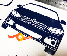 BMW 3 4 F30 F32 F33 F36 Bayerische Motoren Werke AG decal sticker 3