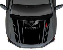TRD Style Hood Vinyl Decal Kit for Toyota 4Runner Gen5 No Scoop_3