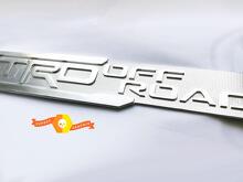 One TRD 4x4 Off Road Sport Pro Bro Metal Aluminum Badge BedSide Emblem Aluminium 2