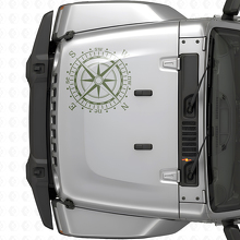 Compass Hood Vinyl Decal Sticker for Jeep Wrangler Rubicon_3
