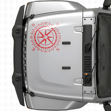 Compass Hood Vinyl Decal Sticker for Jeep Wrangler Rubicon_4