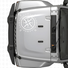 Compass Hood Vinyl Decal Sticker for Jeep Wrangler Rubicon_5