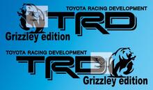 Pair of TRD Grizzley Edition vinyl decal sticker 2