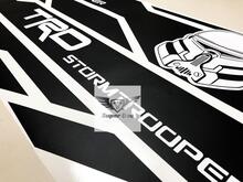 TRD 4x4 Purge Trooper helmet Side Rocker Panel vinyl Sticker Decal 2