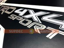 Bedside TRD 4x4 off road vinyl Stickers Decals 3