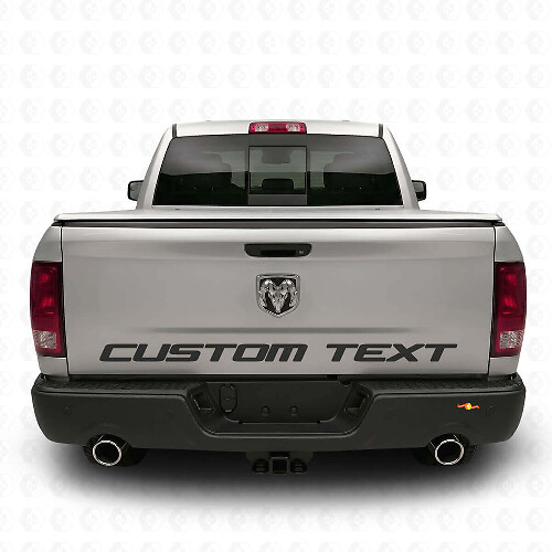 Custom Text Side and Tailgate Vinyl Decal for Dodge Ram Power Wagon