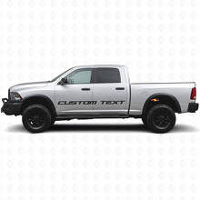 Custom Text Side and Tailgate Vinyl Decal for Dodge Ram Power Wagon_4