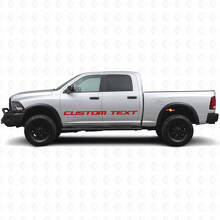 Custom Text Side and Tailgate Vinyl Decal for Dodge Ram Power Wagon_6