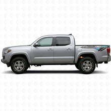 TRD 4x4 Vintage Style Rear Side Vinyl Decal For Tacoma Tundra _2