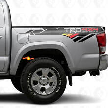 TRD 4x4 Vintage Style Rear Side Vinyl Decal For Tacoma Tundra _4