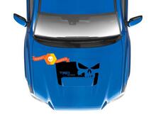 TRD Punisher 4x4 PRO Sport Off Road Hood Vinyl Stickers Decal fit to Tacoma 16-21 2