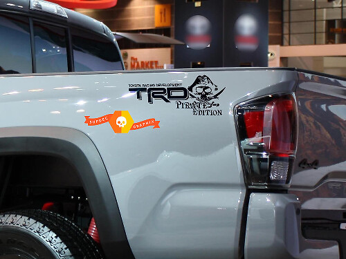 TRD Pirate Edition Bedside Vinyl Decals Kit for Toyota Trucks