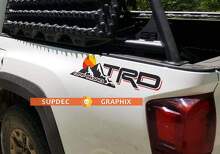 TRD Off Road Mountain Sunset Bedside Vinyl Decal Sticker for Toyota Tacoma_2